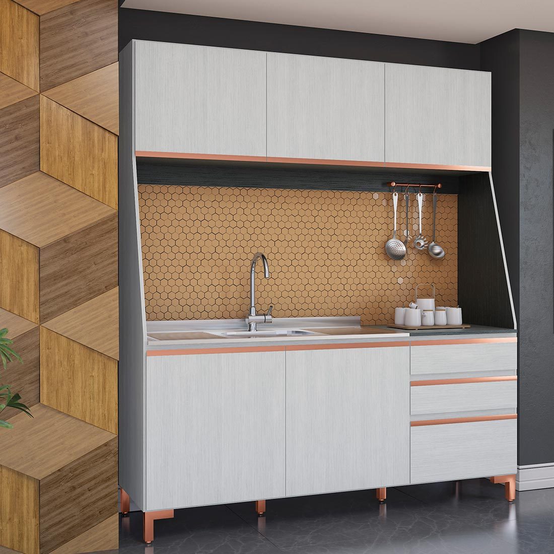 Cozinha Compacta Kappesberg F740 Branco E Preto R 802 90 Em Cozinha Compacta Kappesberg F740 Branco E Preto R 802 90 Em