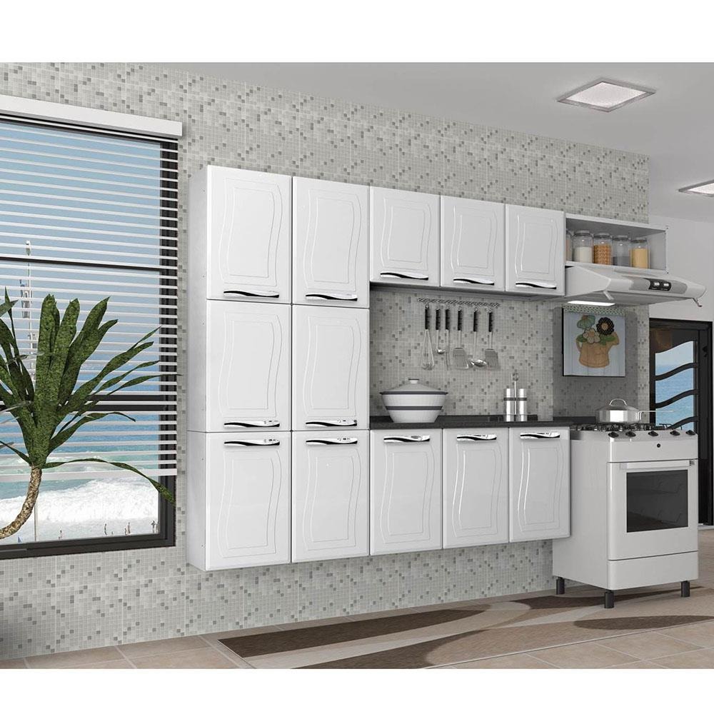 Cozinha Completa Ipanema Em A O 12 Portas Branco Colormaq R 549 Cozinha Completa Ipanema Em A O 12 Portas Branco Colormaq R 549