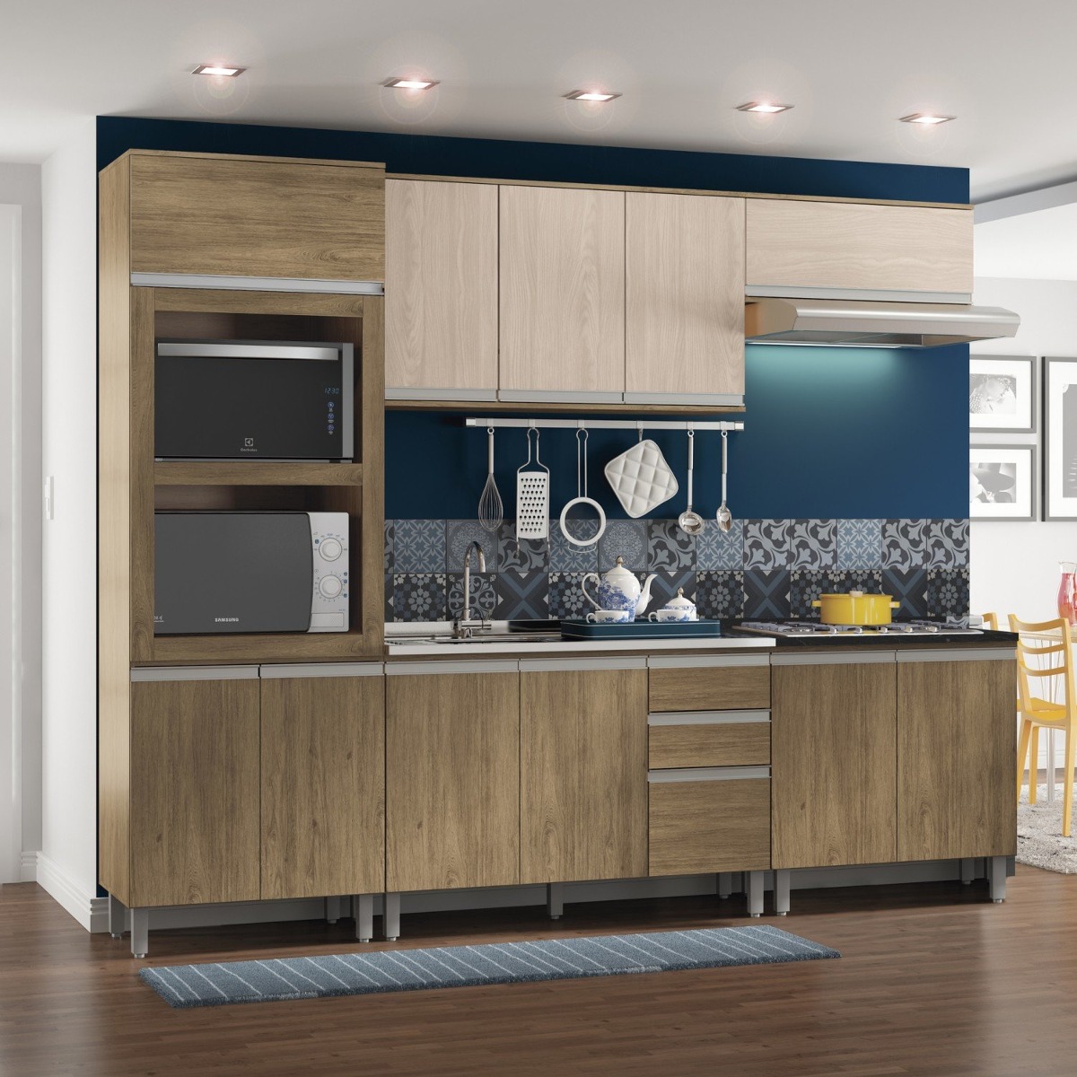 Cozinha Completa Balc O Com Tampo Para Cooktop 5 Gg R 1 119 90 Em Cozinha Completa Balc O Com Tampo Para Cooktop 5 Gg R 1 119 90 Em