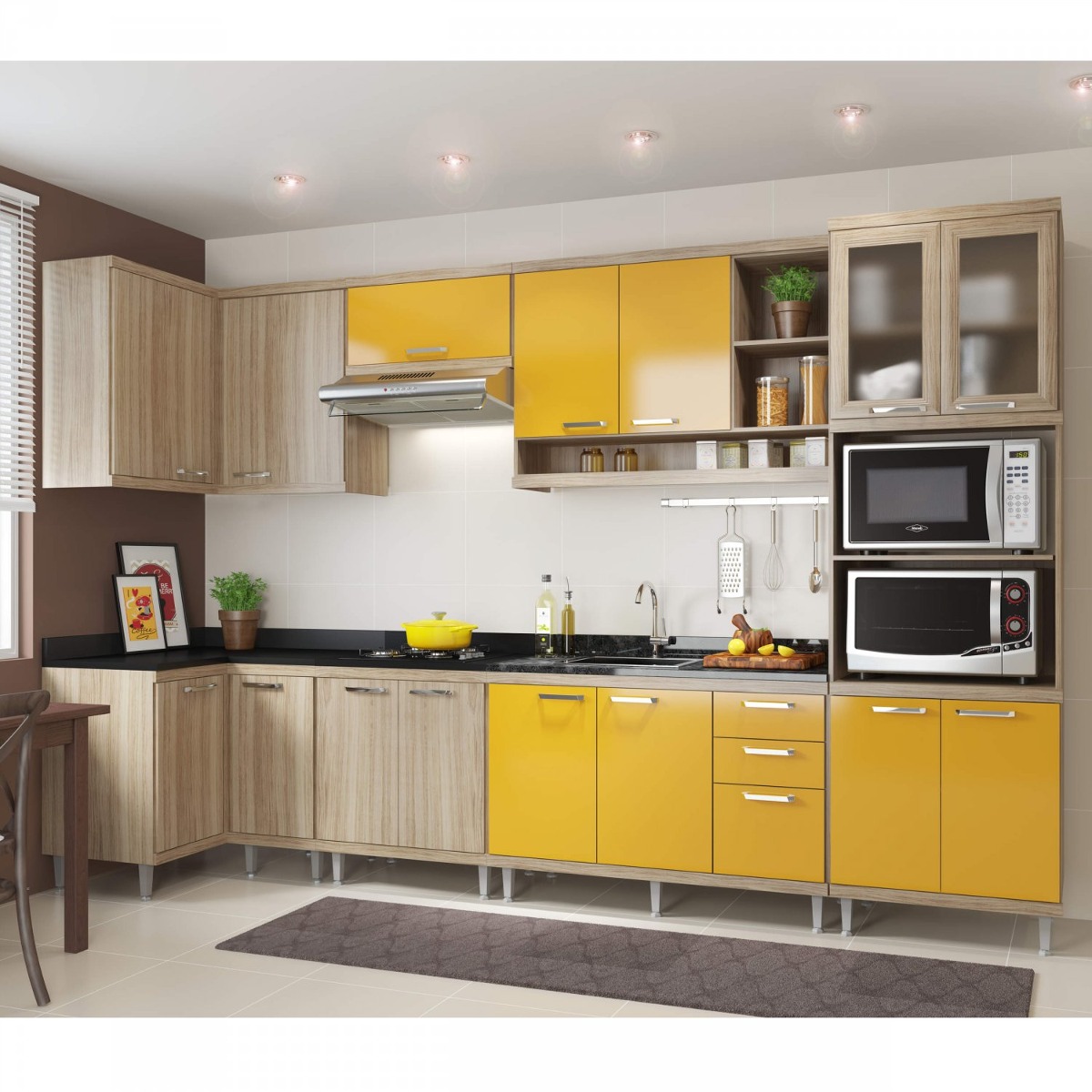 Cozinha Completa Canto Com Balc O Sem Tampo 7 Pe As J R 2 699 90 Cozinha Completa Canto Com Balc O Sem Tampo 7 Pe As J R 2 699 90