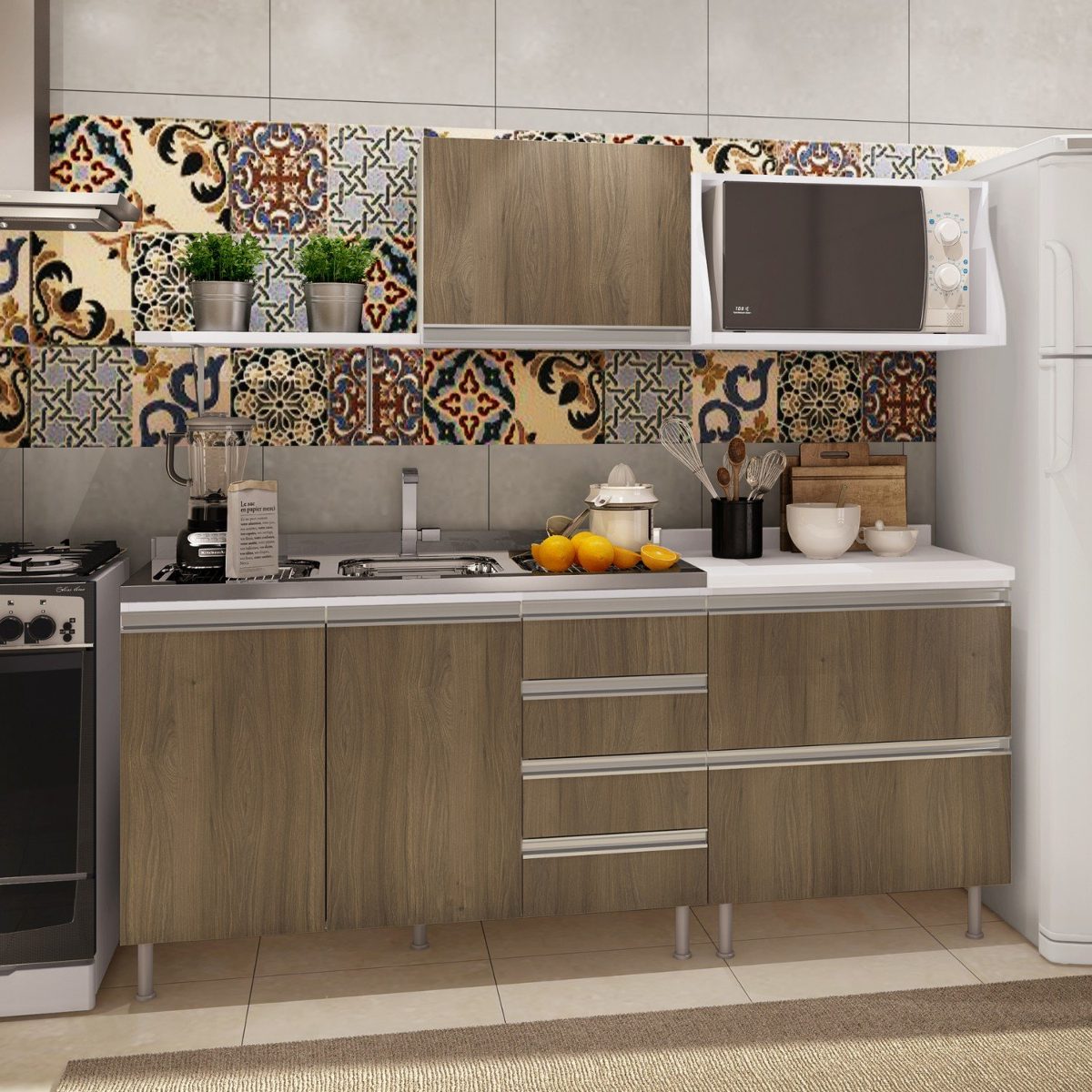 Cozinha Completa Com Balc O E Tampo 5 Pe As Hh R 1 349 90 Em Cozinha Completa Com Balc O E Tampo 5 Pe As Hh R 1 349 90 Em