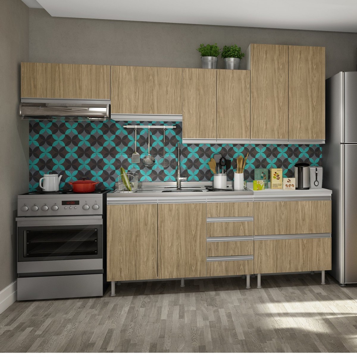 Cozinha Completa Com Balc O E Tampo 6 Pe As Modena Ibwt R 1 708 Cozinha Completa Com Balc O E Tampo 6 Pe As Modena Ibwt R 1 708