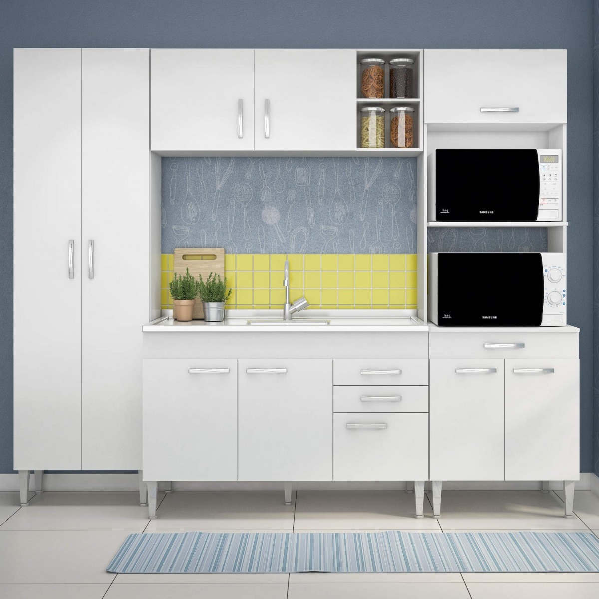 Cozinha Completa Com Balc O Sem Pia 4 Pe As 10 Gf R 909 90 Em Cozinha Completa Com Balc O Sem Pia 4 Pe As 10 Gf R 909 90 Em