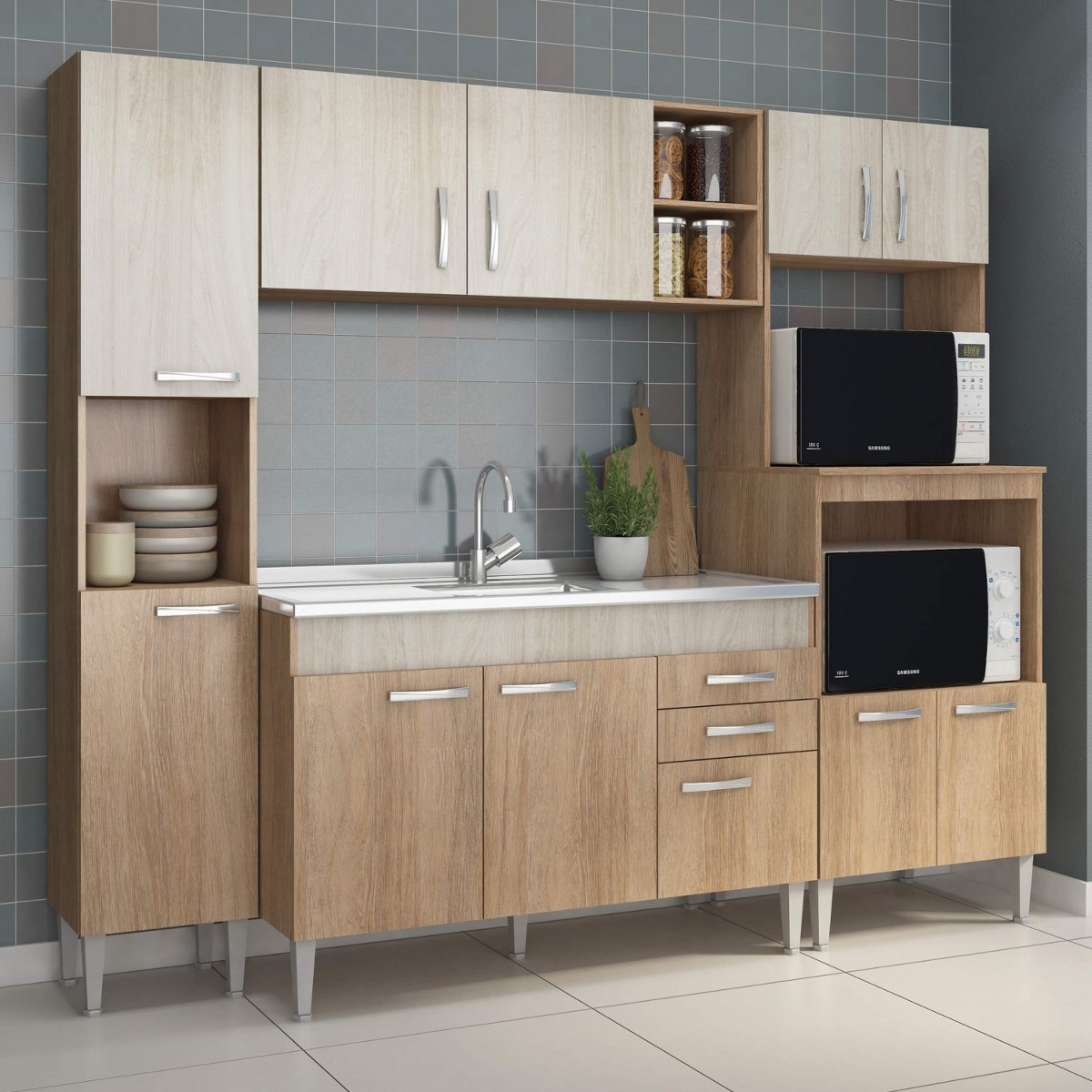 Cozinha Completa Com Balc O Sem Pia 4 Pe As 11 Be R 779 90 Em Cozinha Completa Com Balc O Sem Pia 4 Pe As 11 Be R 779 90 Em