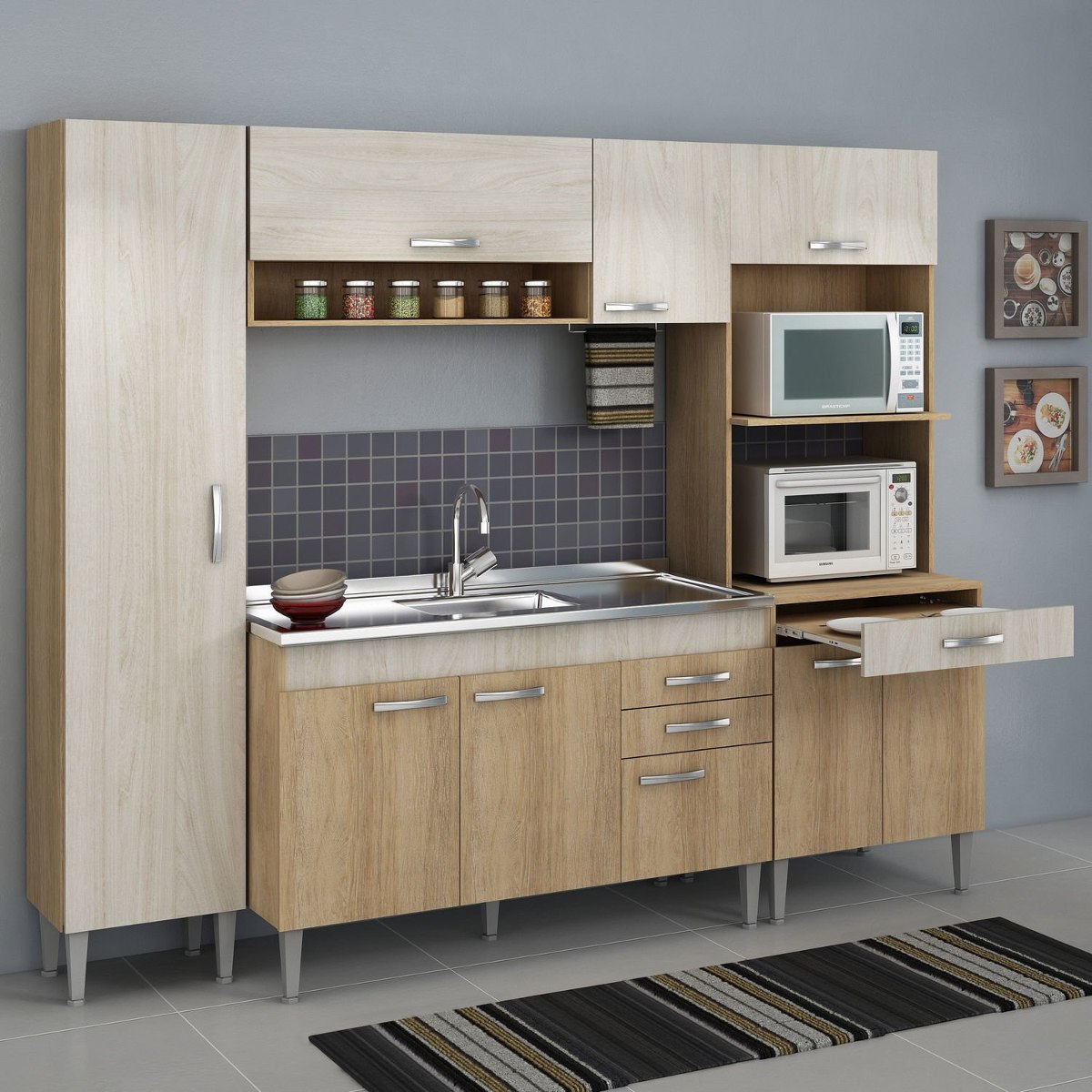 Cozinha Completa Com Balc O Sem Pia 4 Pe As 9 Portas Eb R 799 90 Cozinha Completa Com Balc O Sem Pia 4 Pe As 9 Portas Eb R 799 90