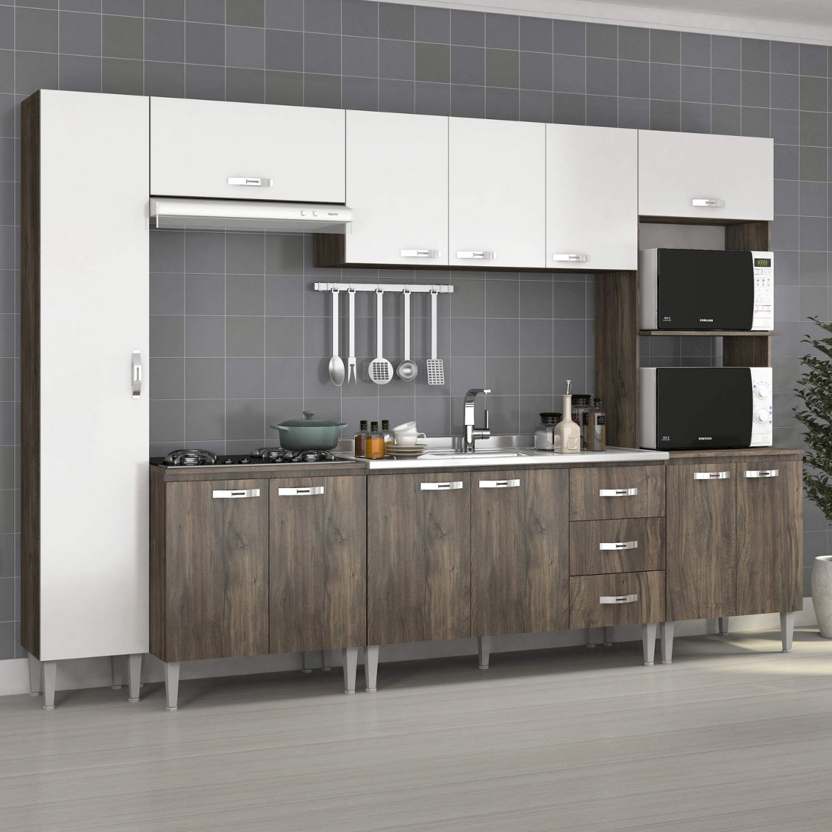 Cozinha Completa Com Balc O Sem Pia 6 Pe As 12 Hb R 1 179 90 Em Cozinha Completa Com Balc O Sem Pia 6 Pe As 12 Hb R 1 179 90 Em