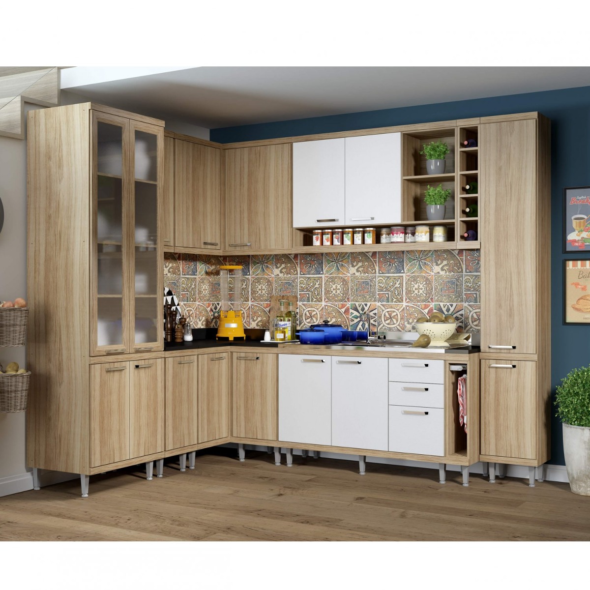 Cozinha Completa Com Balc O Sem Tampo 10 Pe As 16 Fg R 3 199 90 Cozinha Completa Com Balc O Sem Tampo 10 Pe As 16 Fg R 3 199 90