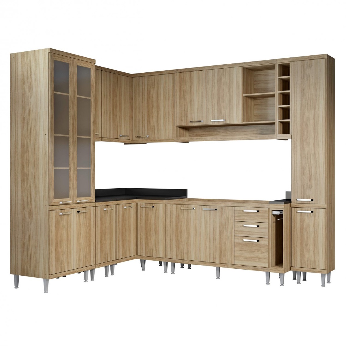 Cozinha Completa Com Balc O Sem Tampo 10 Pe As 16 Fh R 3 199 90 Cozinha Completa Com Balc O Sem Tampo 10 Pe As 16 Fh R 3 199 90