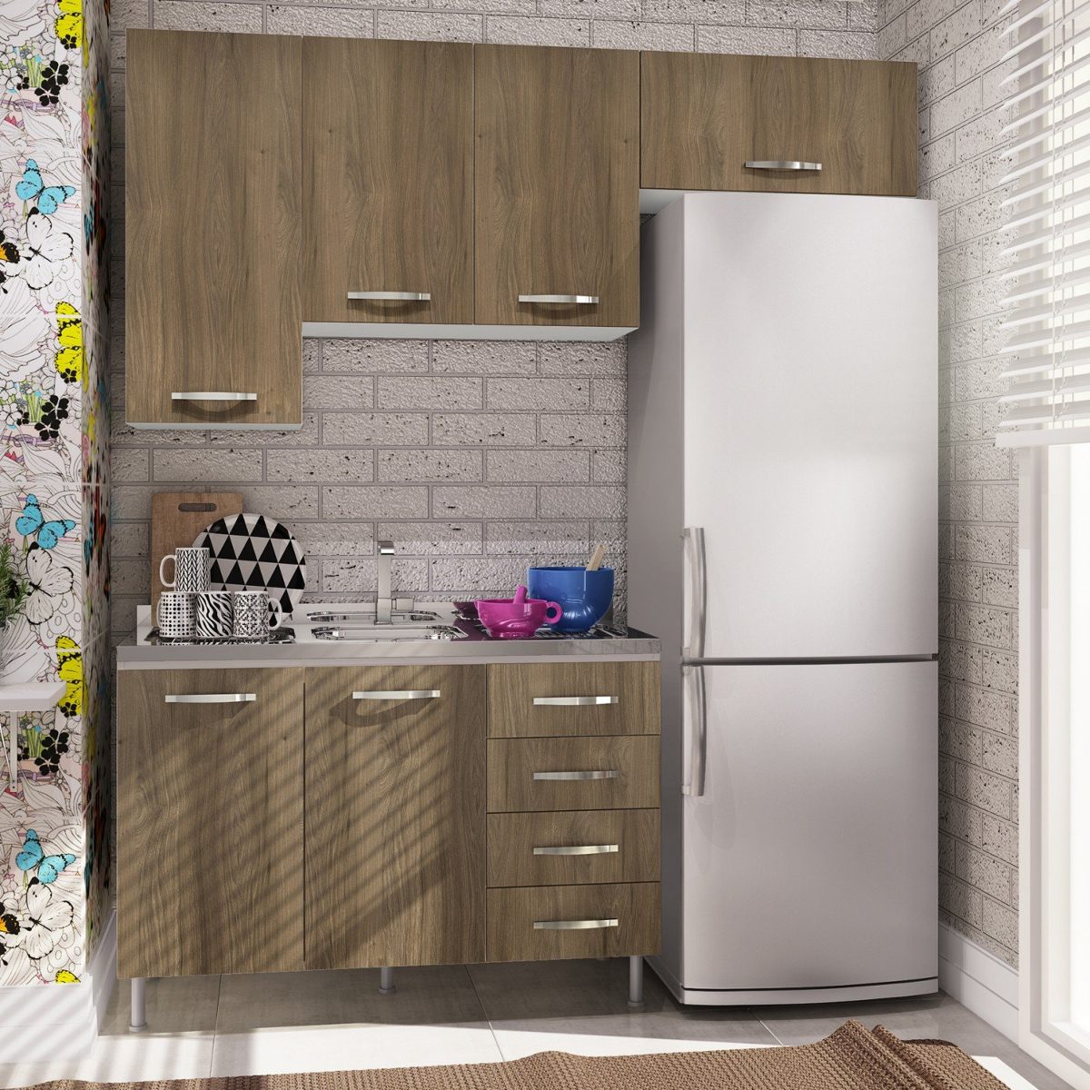 Cozinha Completa Com Balc O Sem Tampo 4 Pe As Bella Ba R 1 019 90 Cozinha Completa Com Balc O Sem Tampo 4 Pe As Bella Ba R 1 019 90