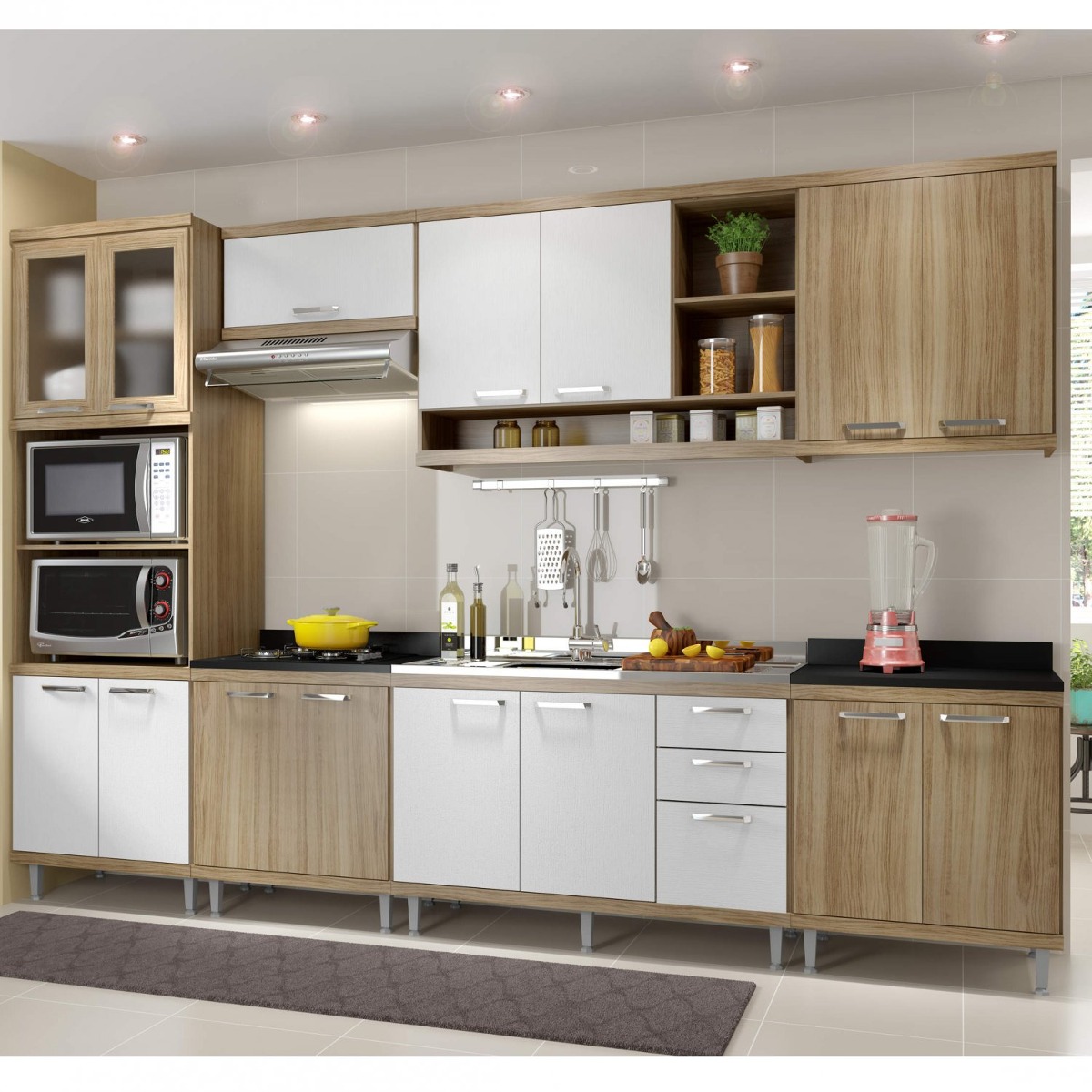 Cozinha Completa Com Balc O Sem Tampo 7 Pe As 15 Bg R 2 499 90 Em Cozinha Completa Com Balc O Sem Tampo 7 Pe As 15 Bg R 2 499 90 Em