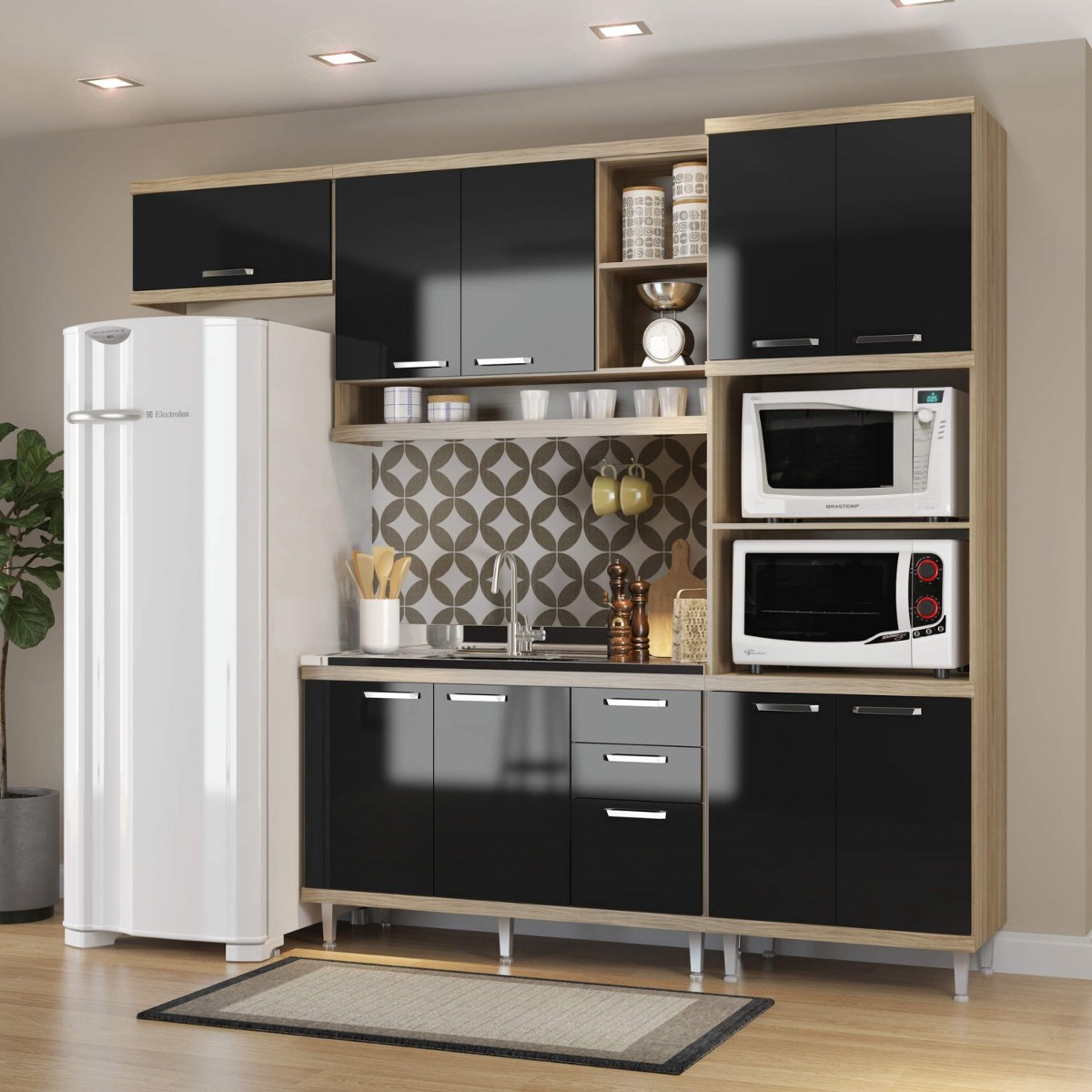 Cozinha Completa Com Balc O Sem Tampo E Torre Quente Jfwt R 1 391 Cozinha Completa Com Balc O Sem Tampo E Torre Quente Jfwt R 1 391
