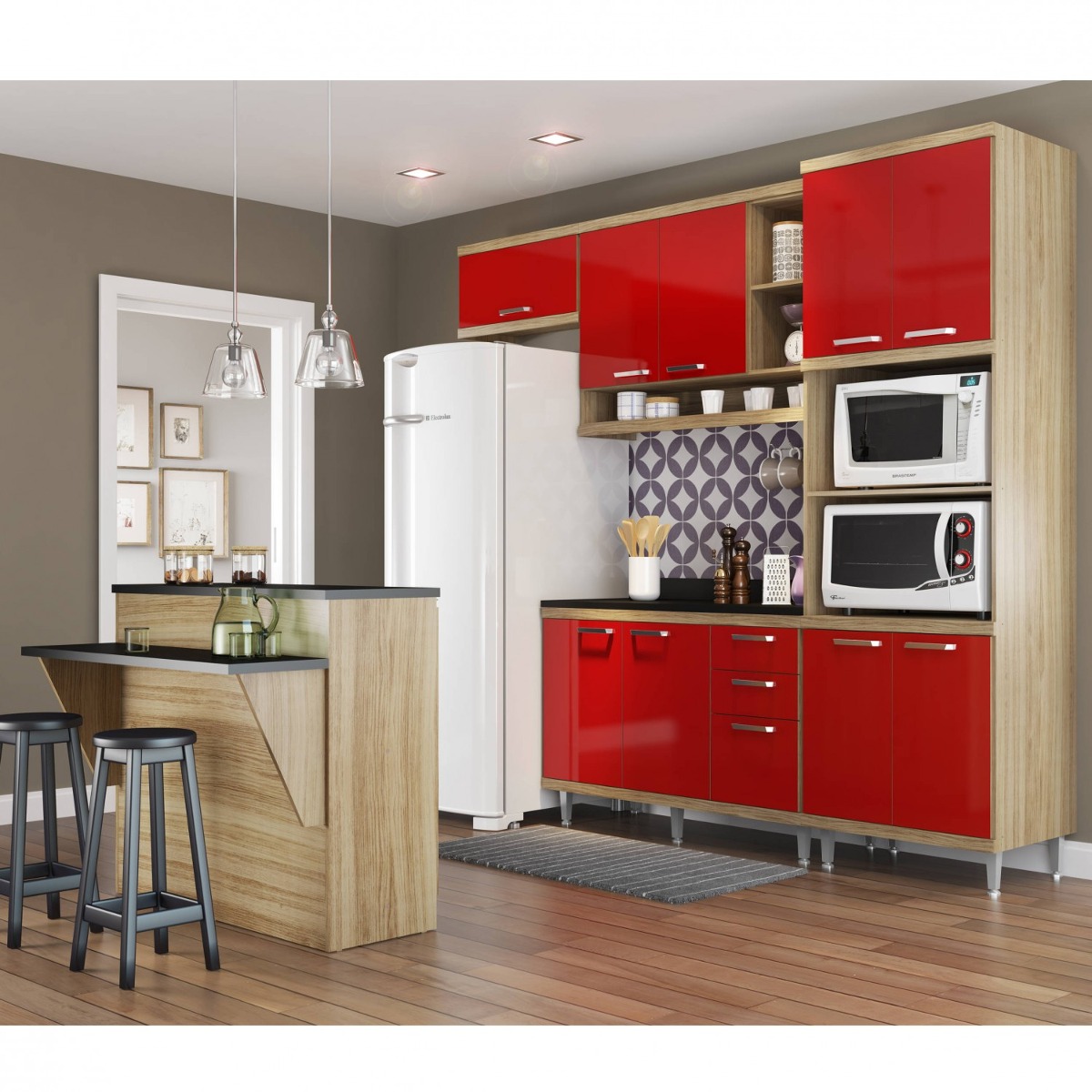 Cozinha Completa Com Bancada E Balc O Com Tampo 6 Dj R 2 099 90 Cozinha Completa Com Bancada E Balc O Com Tampo 6 Dj R 2 099 90
