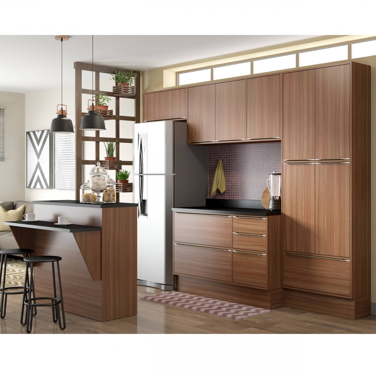 Cozinha Completa Com Bancada E Balc O Com Tampo E Ci R 1 959 90 Cozinha Completa Com Bancada E Balc O Com Tampo E Ci R 1 959 90
