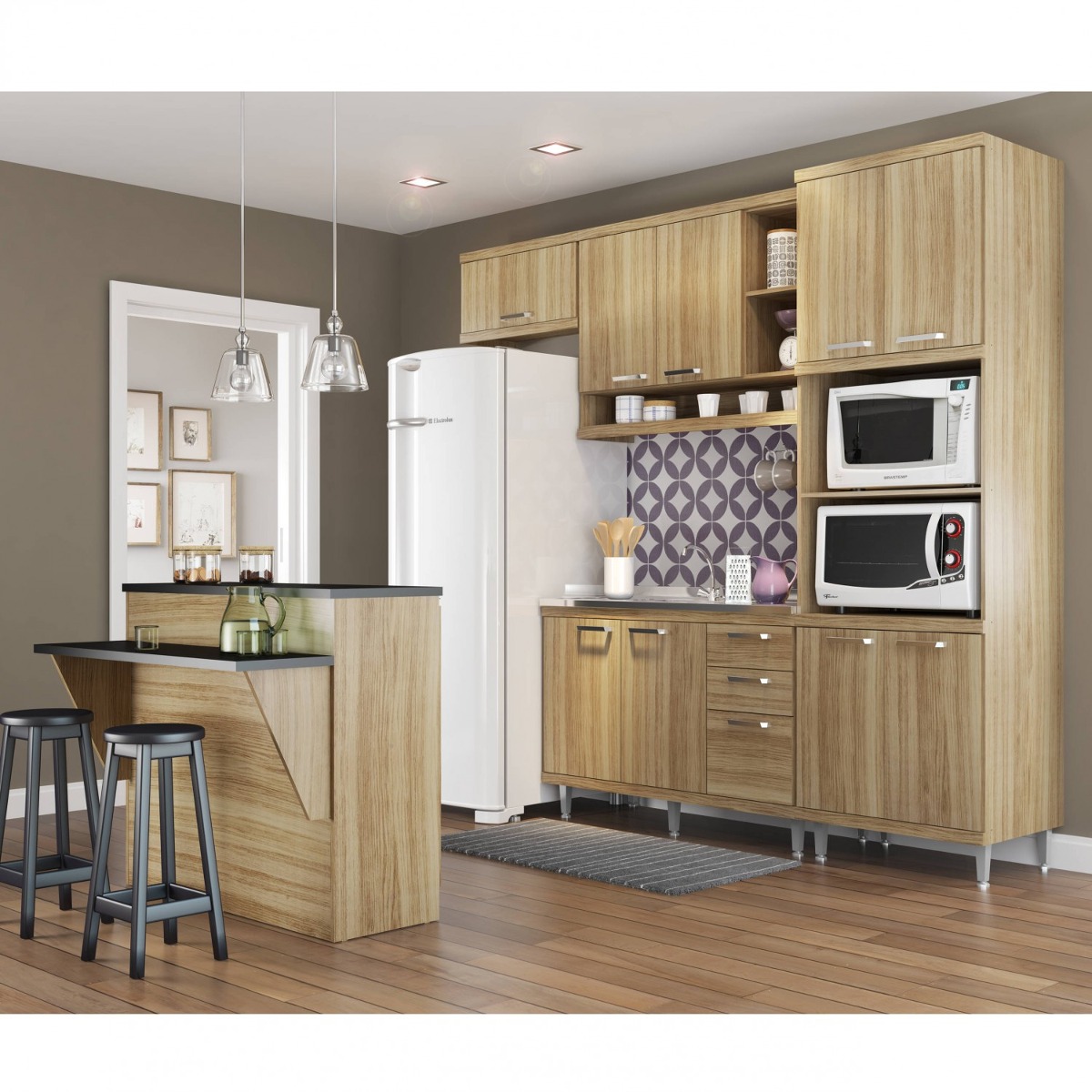 Cozinha Completa Com Bancada E Balc O Sem Tampo 5 Dc R 1 879 90 Cozinha Completa Com Bancada E Balc O Sem Tampo 5 Dc R 1 879 90