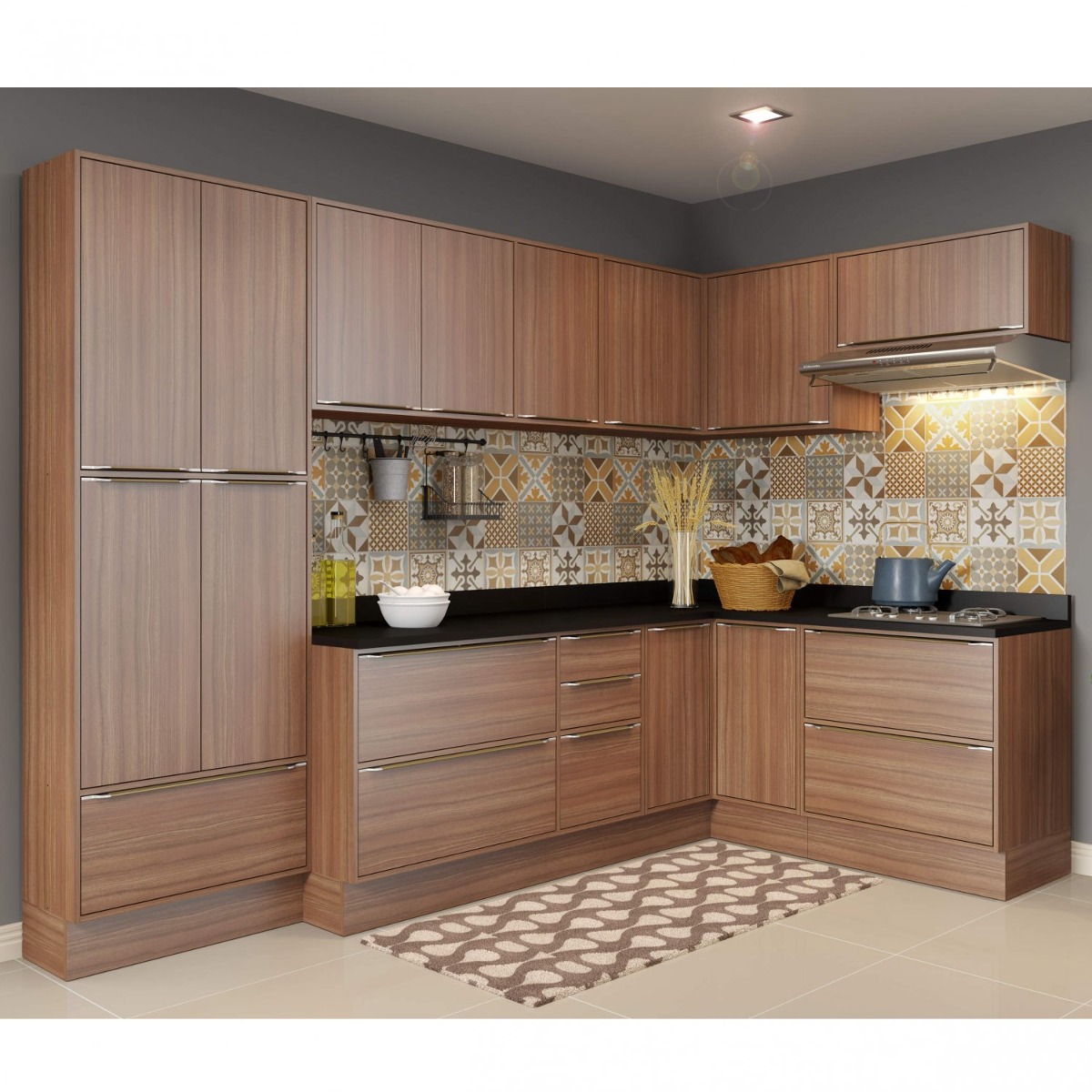 Cozinha Completa Com Tampo 16 Portas 12 Pe As Gh R 2 699 90 Em Cozinha Completa Com Tampo 16 Portas 12 Pe As Gh R 2 699 90 Em