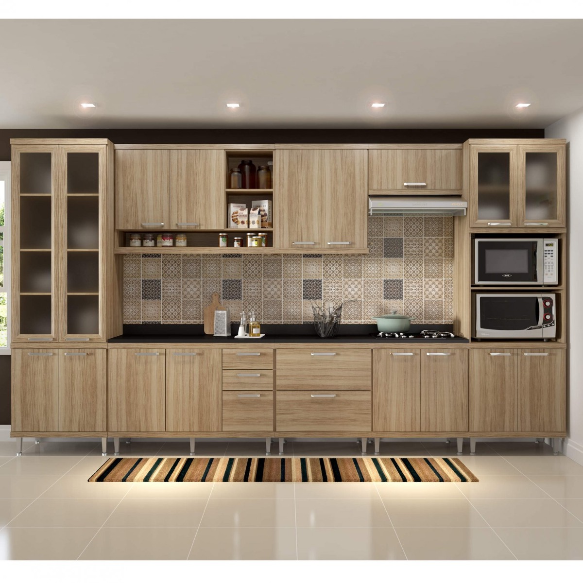 Cozinha Completa Com Tampo 17 Portas 9 Pe As Sic Lia A R 3 299 90 Cozinha Completa Com Tampo 17 Portas 9 Pe As Sic Lia A R 3 299 90