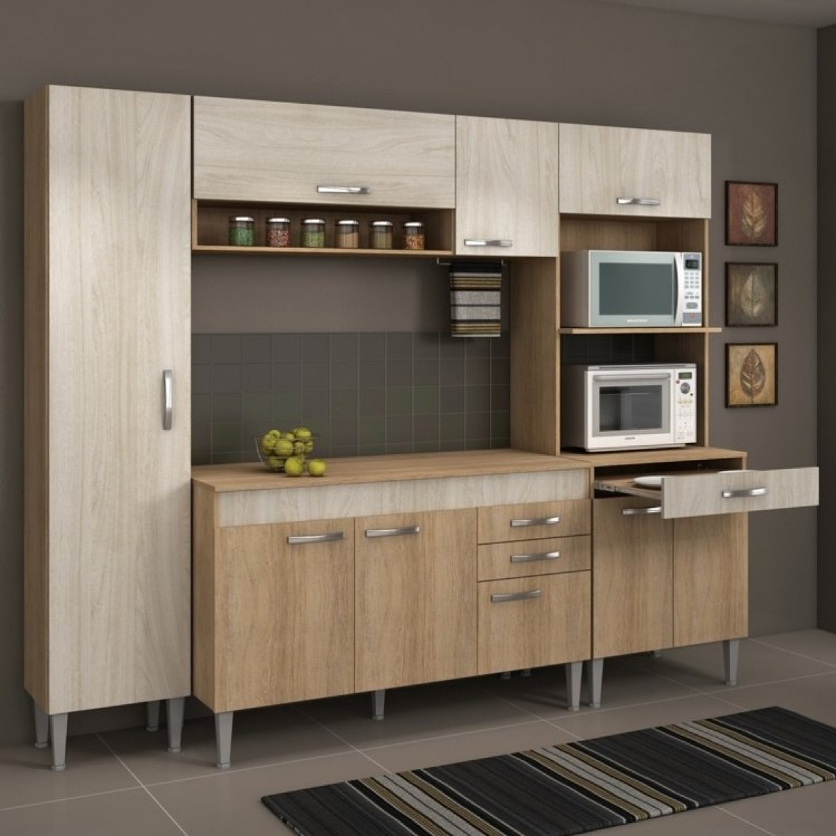 Cozinha Completa Com Tampo 4 Pe As 9 Portas Classic Ecwt R 815 90 Cozinha Completa Com Tampo 4 Pe As 9 Portas Classic Ecwt R 815 90