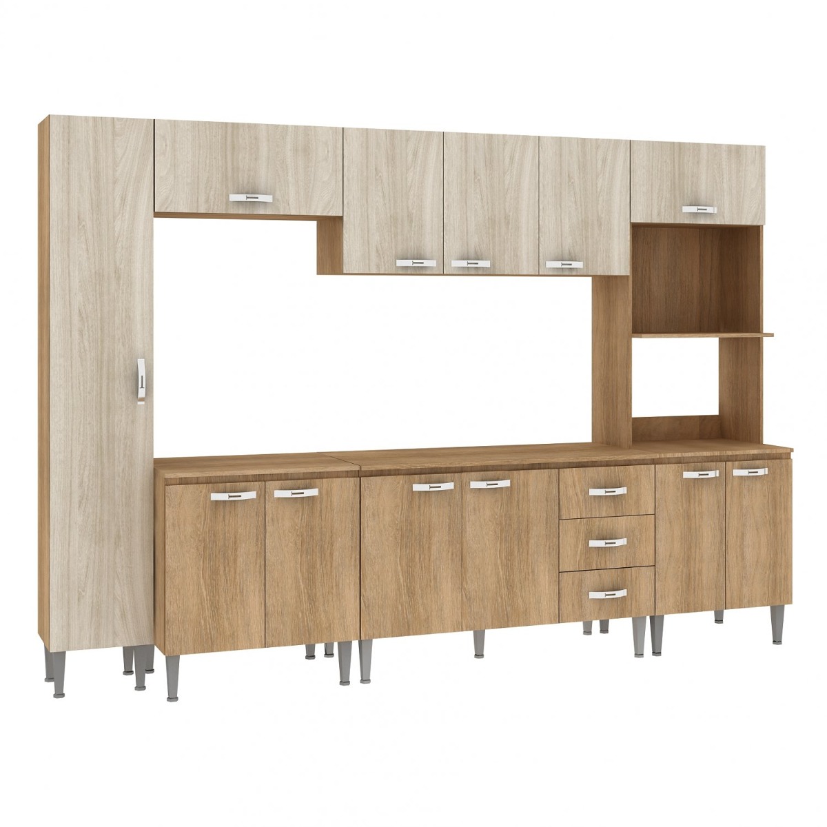 Cozinha Completa Com Tampo 6 Pe As 12 Portas Master Ih R 1 229 90 Cozinha Completa Com Tampo 6 Pe As 12 Portas Master Ih R 1 229 90