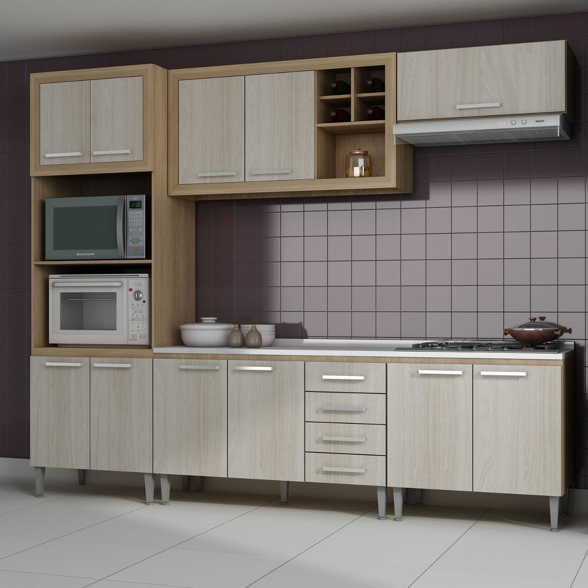 Cozinha Completa Com Tampo Style 11 Portas Fellicci Dd R 1 379 90 Cozinha Completa Com Tampo Style 11 Portas Fellicci Dd R 1 379 90