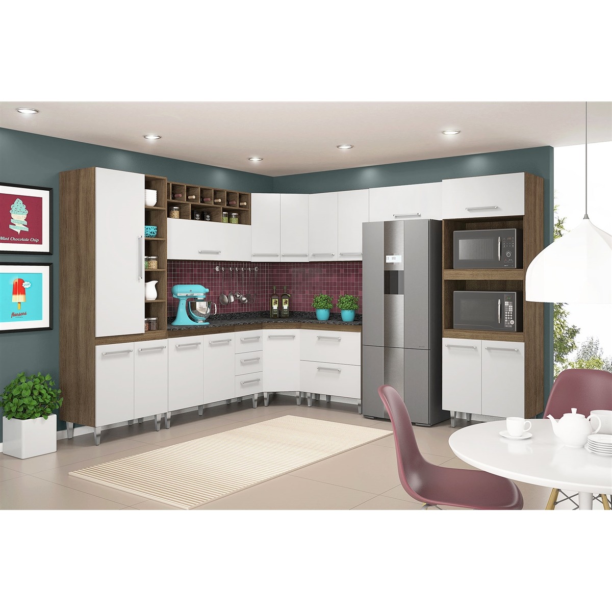 Cozinha Completa Modulada Terraro Branco 9 Pe As Movemax R 1 899 Cozinha Completa Modulada Terraro Branco 9 Pe As Movemax R 1 899