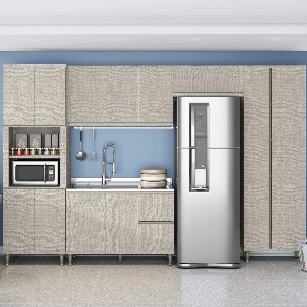 Cozinha Completa Sem Tampo 5 Pe As 12 Portas N O Fi R 1 739 90 Cozinha Completa Sem Tampo 5 Pe As 12 Portas N O Fi R 1 739 90