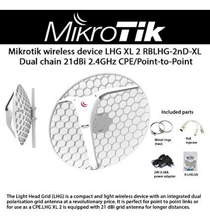 Cpe Lhg 5 Ac 24 5 Dbi 5 8 Ghz Mikrotik Fuente Original Cpe