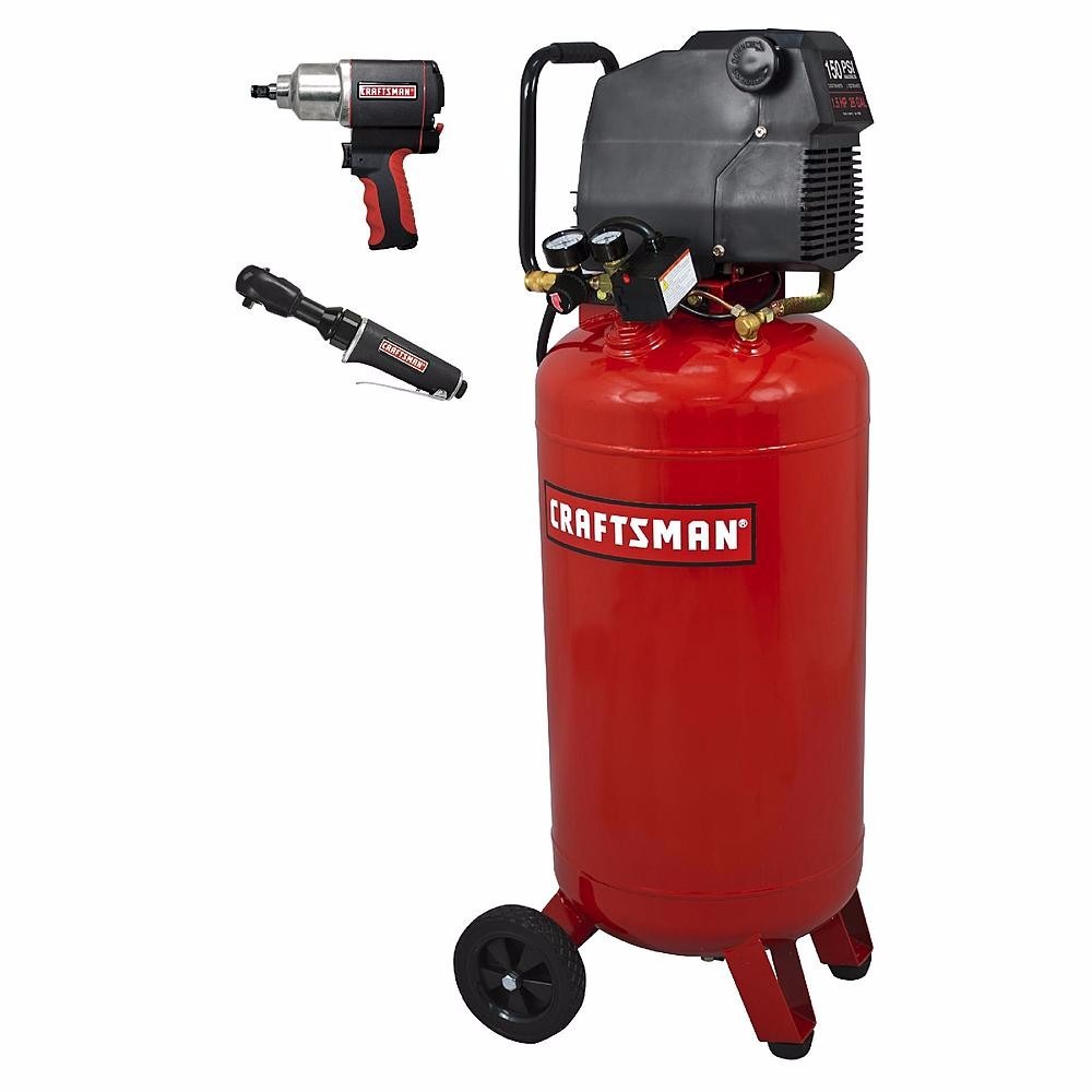 Craftsman 26 Galones 1.5 Hp Compresor De Aire 150 Psi Máximo 9,699.