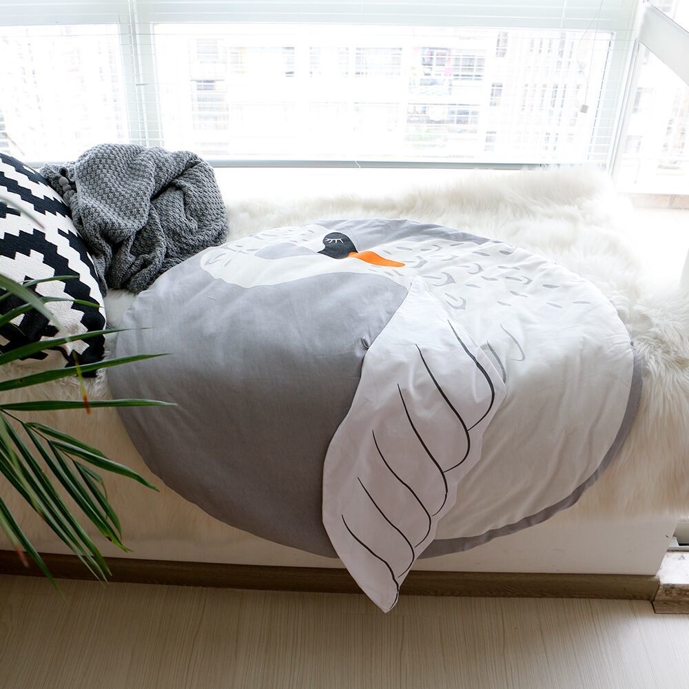 Crianças Nursery Rug Swan Shaped Play Mat Tapete Rodada Dos R Nursery Rug Swan Shaped Play Mat Tapete