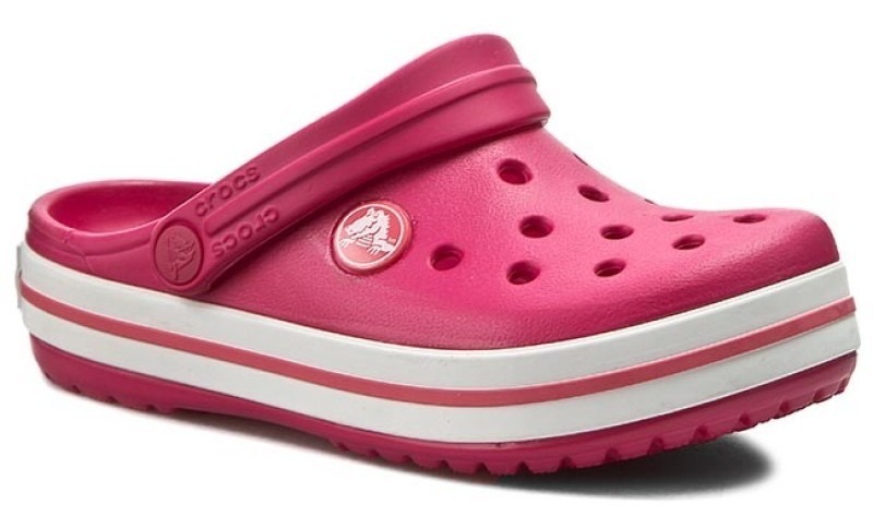 White Sports Crocband Mujer Crocs Raspberry Verano On 1JTlFKc