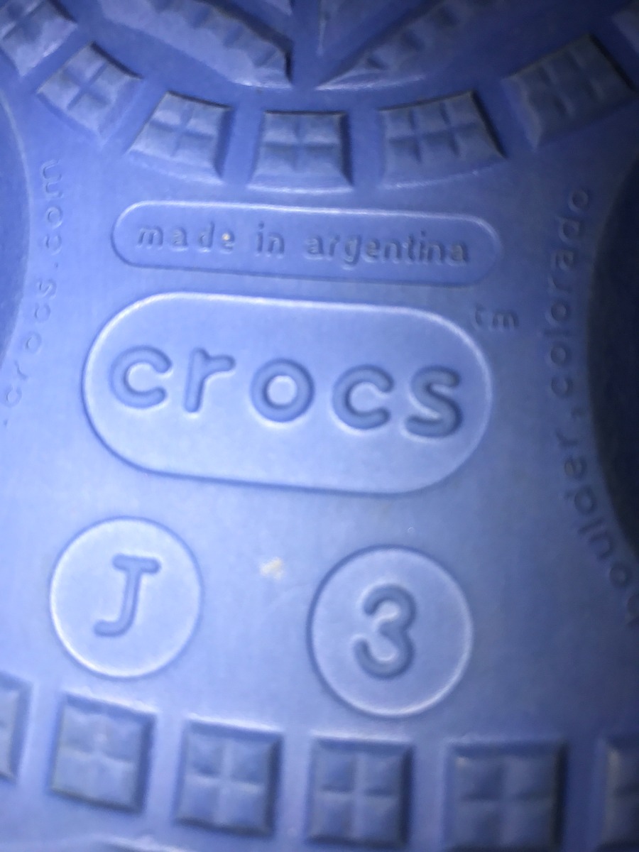 crocs j3 in cm