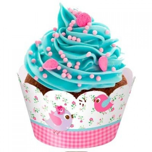 Cromus Jardim Encantado Forminha Para Mini Cupcake 12 Un R