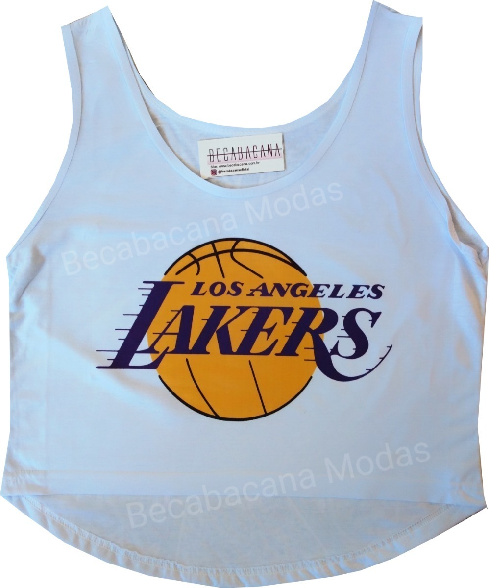 camisa dos lakers feminina