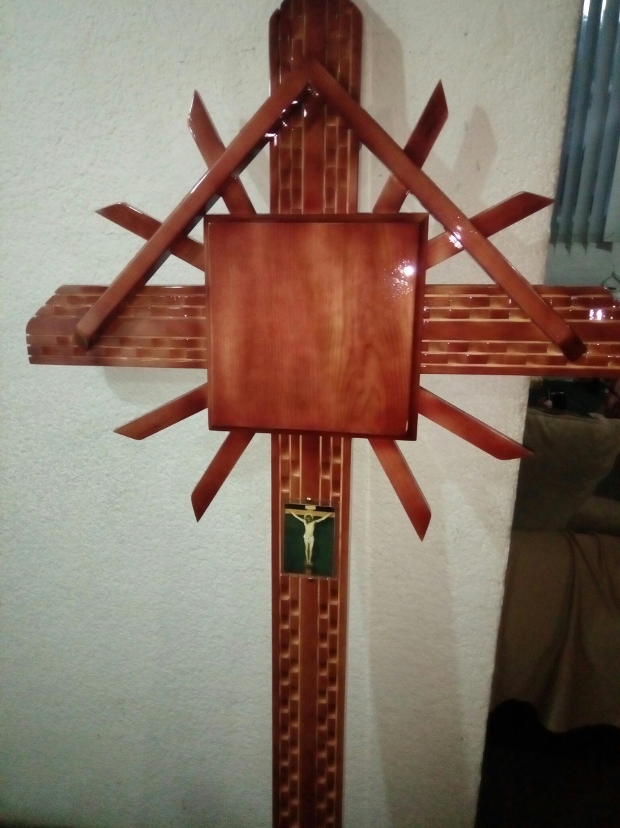 Cruces De Madera Tallada Para Panteon Exclusivos Diseños - $ 1,595.00