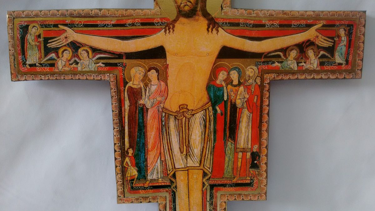 Cruz De São Damião Franciscana Medida 50x70cm R 319,90