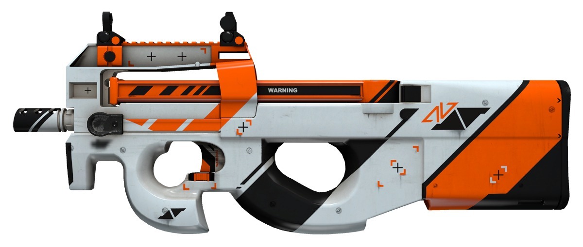csgo skin p90 asiimov