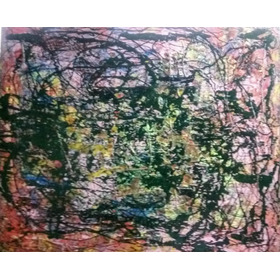 Cuadro Dario Díaz, Homenaje A Jackson Pollock