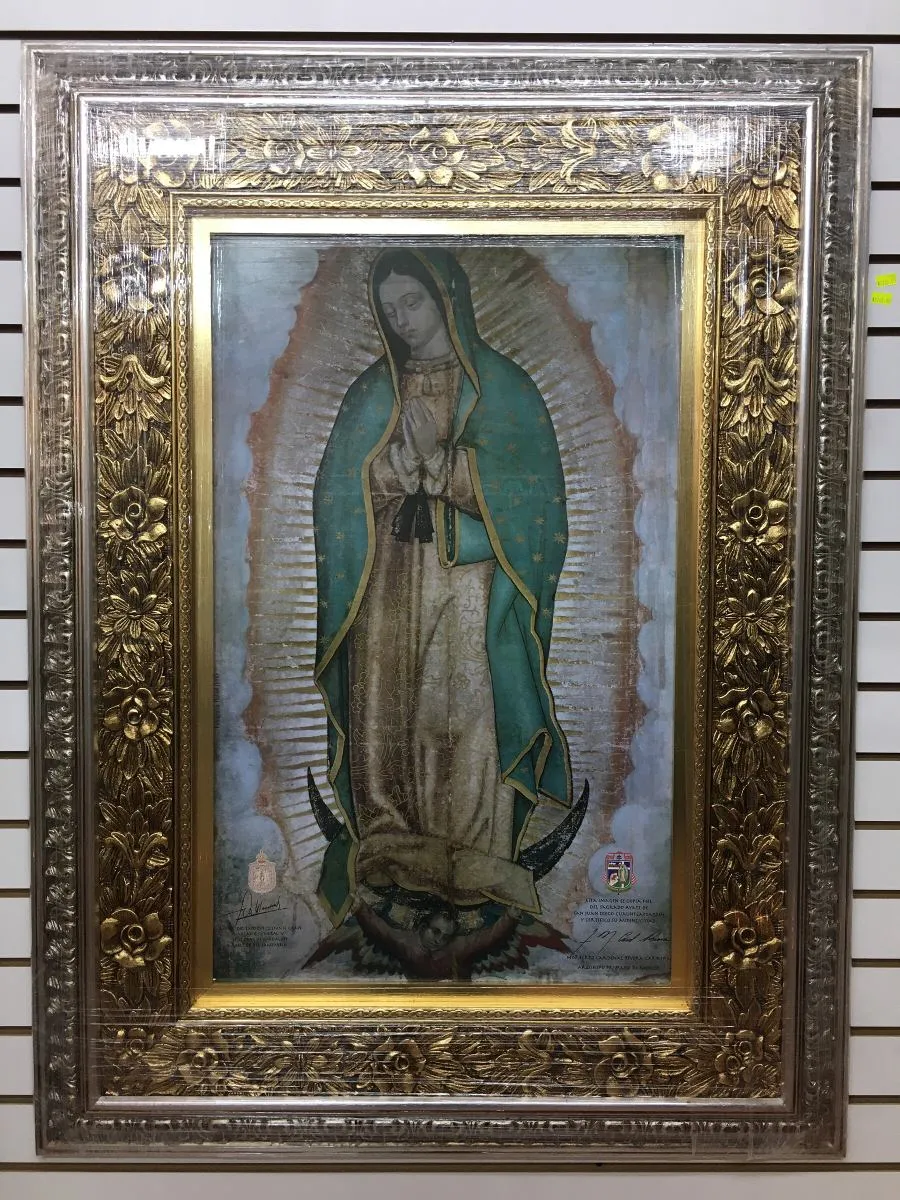 Litografia Original De La Virgen De Guadalupe 70x120cms | MercadoLibre.com.mx