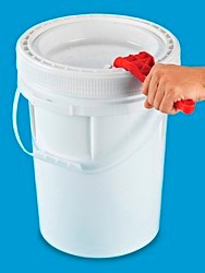 cubeta plastico reutilizable lts fda rosca