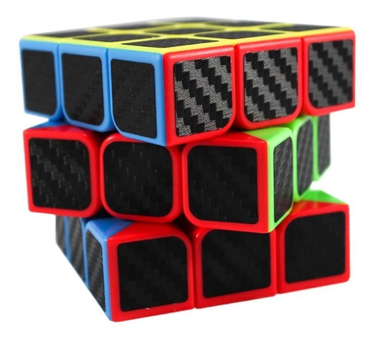 Cubo Rubik Fibra De Carbono Cubo Rubik 3x3 Fibra Carbono Moyu Mf3s Velocidad Competencia - $ 101.00