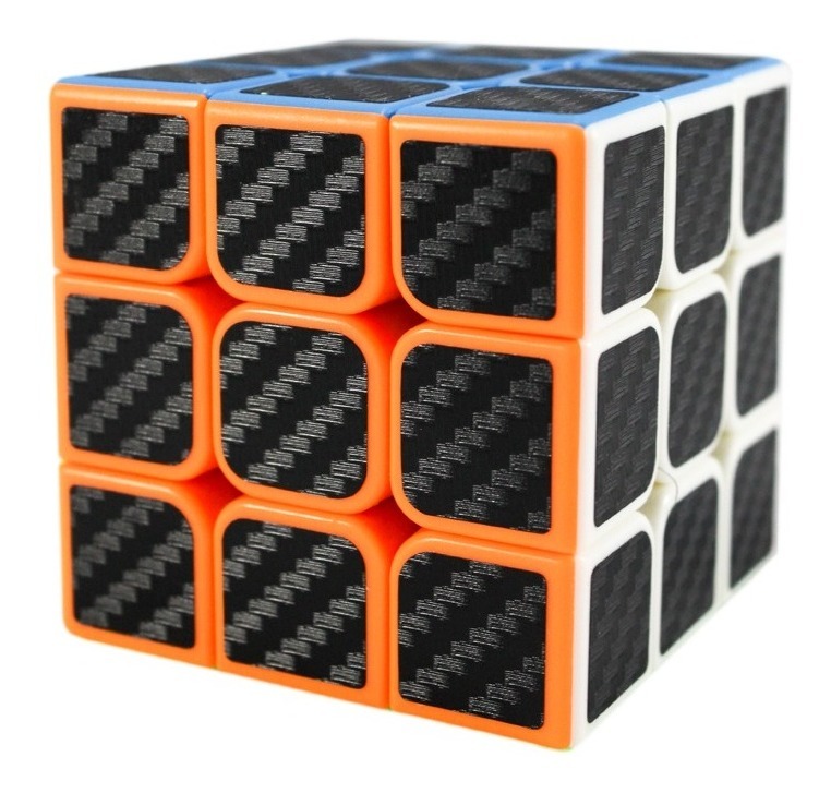 Cubo Rubik Fibra De Carbono Cubo Rubik 3x3 Fibra Carbono Moyu Mf3s Velocidad Competencia - $ 101.00