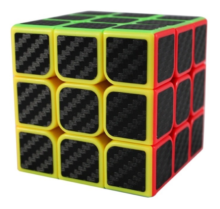 Cubo Rubik Fibra De Carbono Cubo Rubik 3x3 Fibra Carbono Moyu Mf3s Velocidad Competencia - $ 101.00