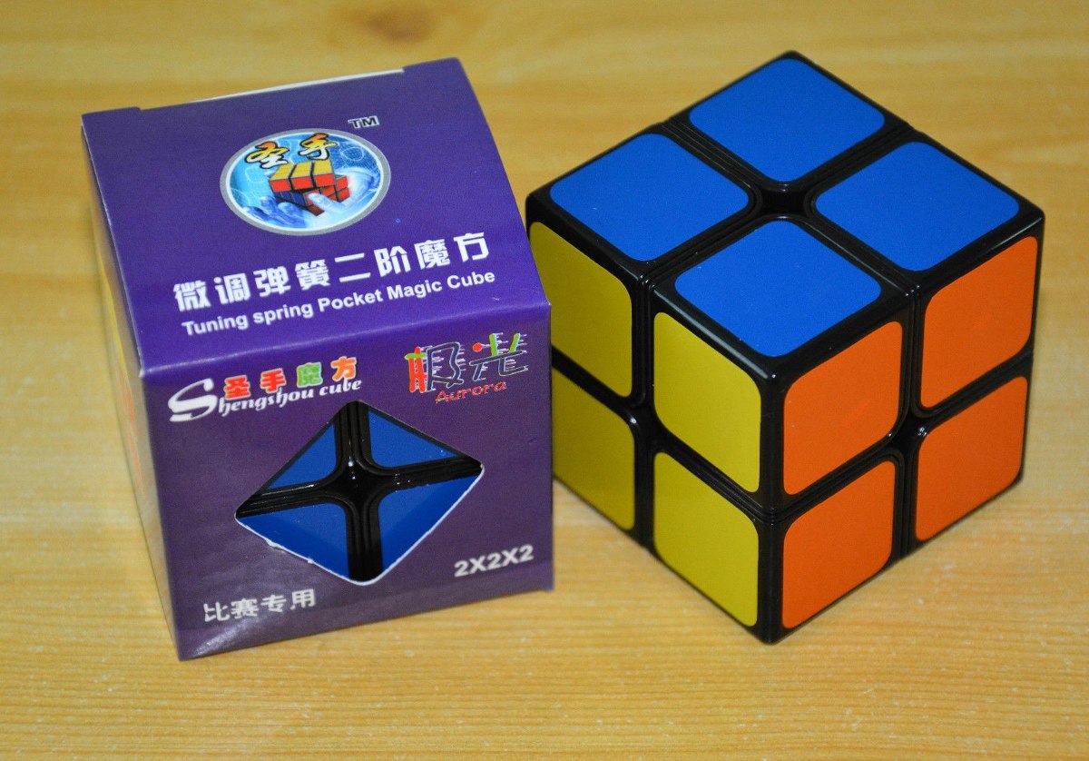 Cubo Rubik Shengshou 2x2 Aurora Speed Cube Lubricado 9490 En