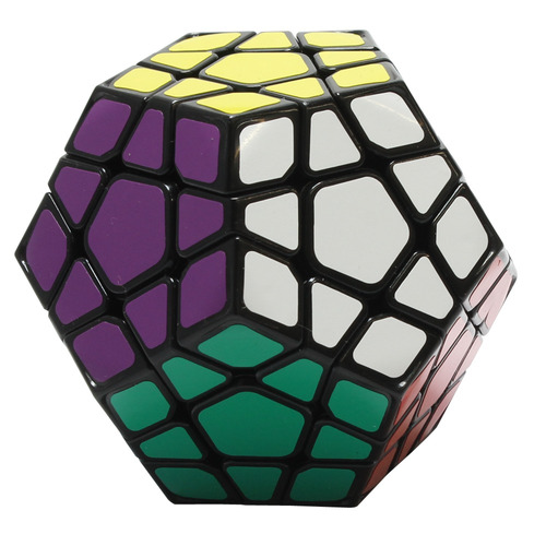 Cubo Rubik Shengshou Megaminx Aurora Base Negra 17990 En Mercado Libre