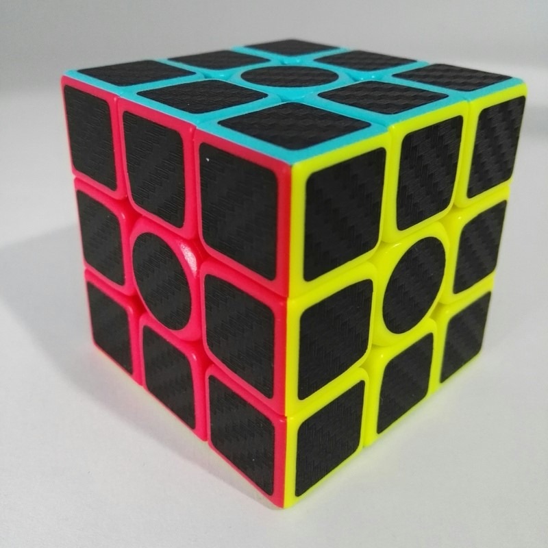 Cubo Rubik Fibra De Carbono Cubo Rubik Z Cube Fibra De Carbono 3x3 Speedcube Profesional - Bs. 900.