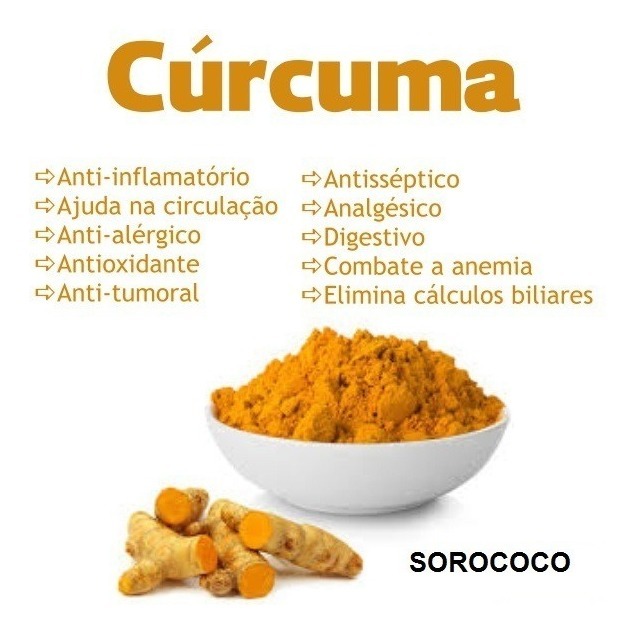 Cúrcuma 100% Pura Moída Açafrão Da Terra 500 Gr Curcumina - R$ 69 ...