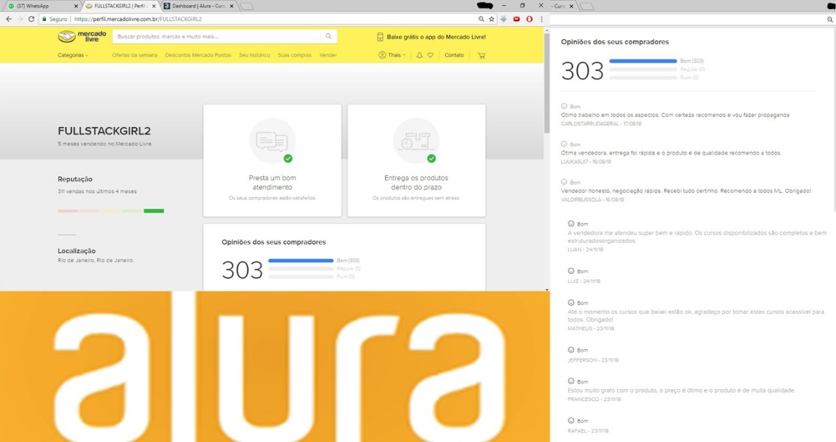 curso alura 50 cursos da plataforma a sua escolha ! r$ 50,00 em
