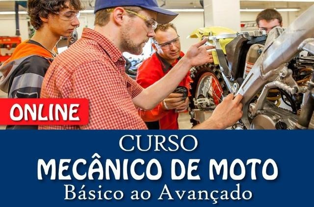 Curso Completo de Mecânico de Motos - Apenas 37,00