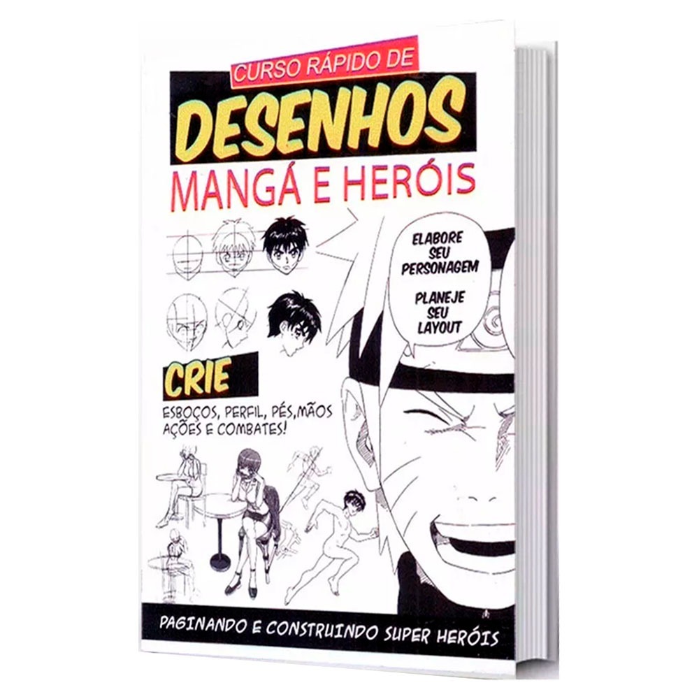 curso rápido de desenhos mangá e heróis geek lacrado r 16 00 em