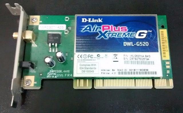 TÉLÉCHARGER PILOTE D-LINK AIRPLUS XTREME G DWL-G520 GRATUIT XTREME G AIRPLUS GRATUIT PILOTE DWL-G520 D-LINK TÉLÉCHARGER