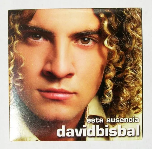 david bisbal esta ausencia cd single mexicano 2004